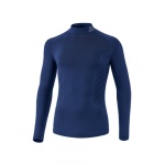 Erima Functional Underwear Long Sleeve Athletic with Collar (seamless) navy blue Men